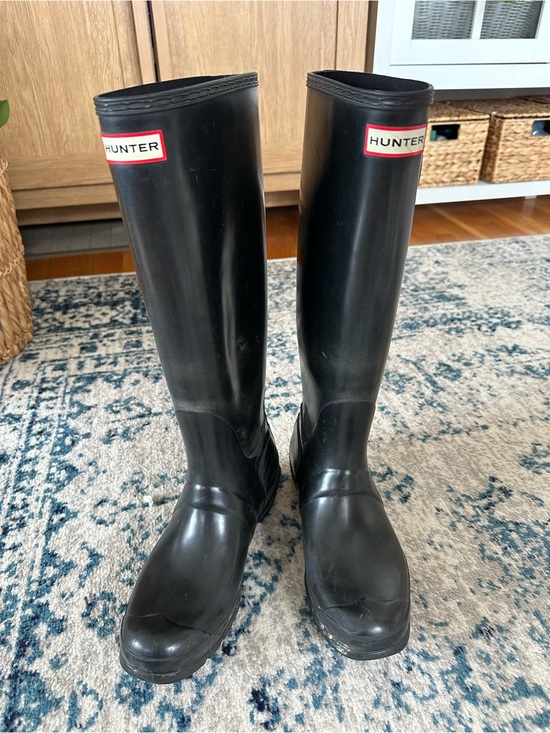 Hunter Shoes - Hunter Tall Rain Boots in black